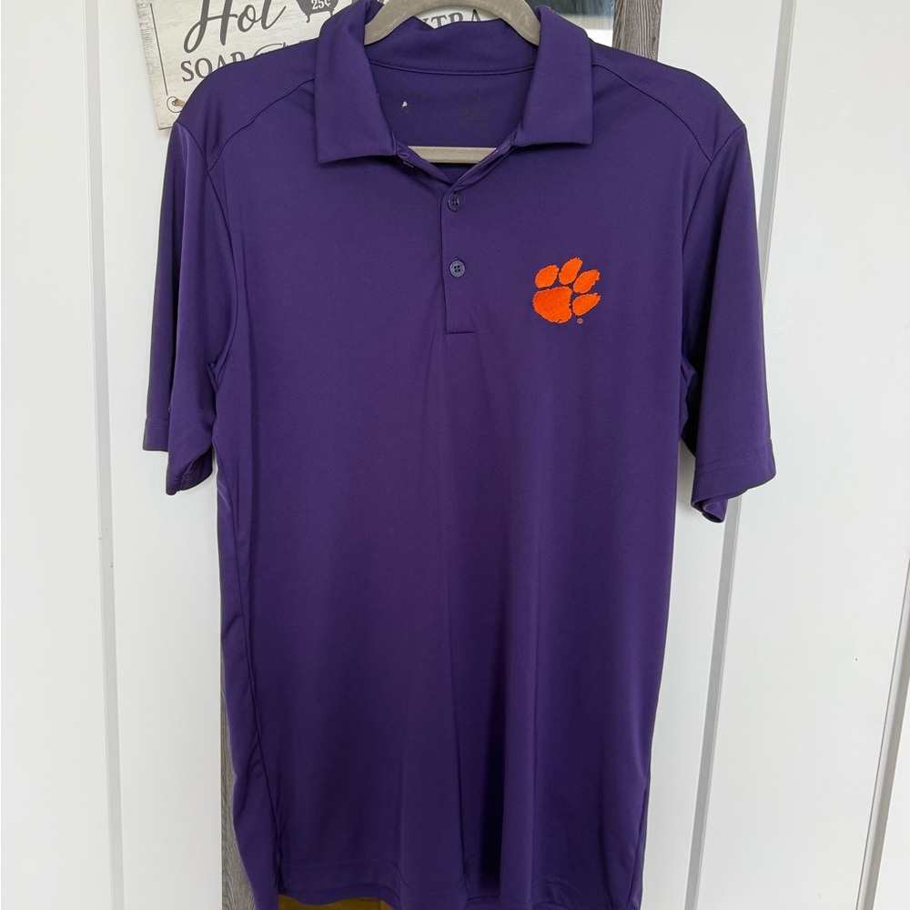 Clemson Purple Polo Shirt